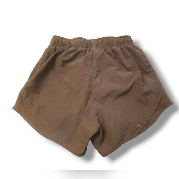 Women's Nike DRI FIT XS black excellent pre-owned condition lined shorts running - Picture 2 of 3